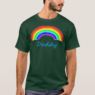 T-shirt Papa Rainbow pour la Fête des pères