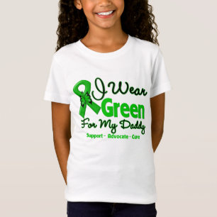 T-Shirt Papa - Ruban de sensibilisation au vert