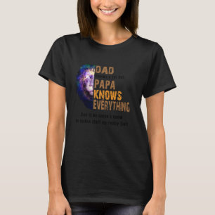 T-shirt Papa Sait Beaucoup Mais Papa Sait Tout Ce Que Gran