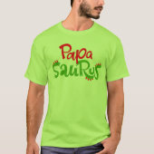 T-shirt Papa Saurus Graphic (Devant)