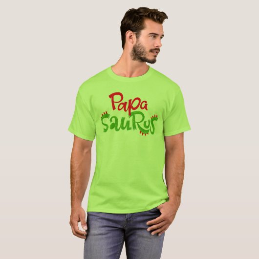 T-shirt Papa Saurus Graphic (Devant entier)