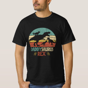 T-shirt Papa Saurus Rex Dinosaure Papa Humour Cadeau