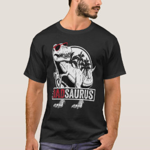 T-shirt Papa Saurus rex Hommes Fête des pères Famille Corr