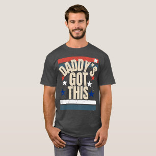 T-shirt « Papa s'en charge » - Drôle de rétro vint