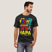 T-shirt Papa Sensibilisation sur l'autisme Puzzle cadeau (Devant entier)