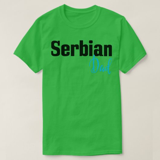 T-shirt Papa serbe (Design devant)