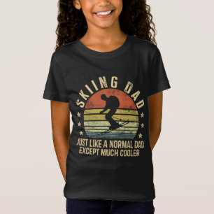 T-Shirt Papa Ski Comme Papa Normal Sauf Beaucoup De Glaciè