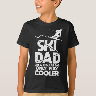 T-shirt Papa skieur homme comme un papa normal mais en bie