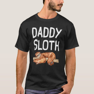T-shirt Papa Sloth Lazy Papa