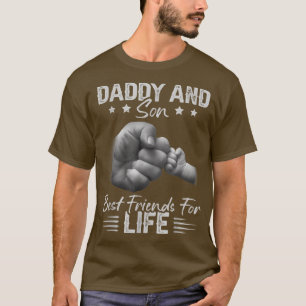T-shirt Papa Son Meilleur Amis De La Vie Papa Son Vintage