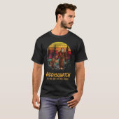 T-shirt Papa Squatch Comme Un Papa Beaucoup Plus Squatchy (Devant entier)