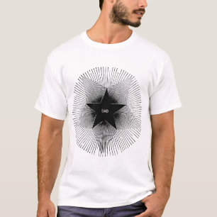 T-shirt Papa star vibes rétro vintage anniversaire