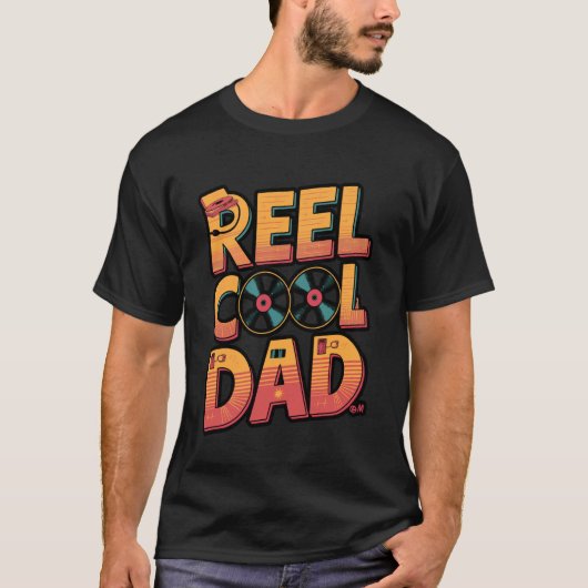 T-shirt Papa super cool drôle de conception de pêche (Devant)
