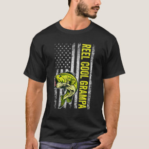 T-shirt Papa super cool pêche homme fête des pères américa