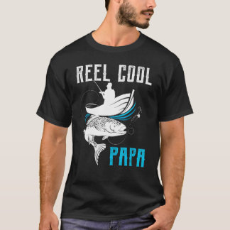 T-shirt Papa super cool pêcheur Papa Fête des Pères pêcheu