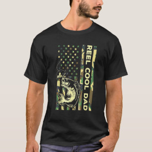 T-shirt Papa super cool pêcheur patriote pêche S