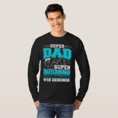T-shirt Papa Super Er Web Awesome (Devant entier)