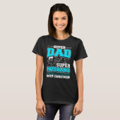 T-shirt Papa Super Er Web Awesome (Devant entier)