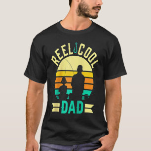 T-shirt Papa Super Pêcheur Poisson Pêcheur Pêche Citation