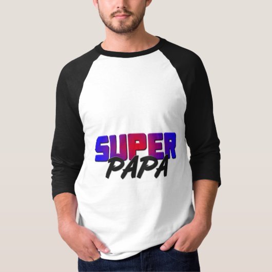 T-shirt Papa superbe (Devant)