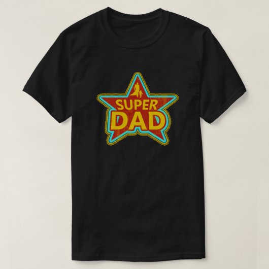 T-shirt Papa superbe d'étoile (Design devant)