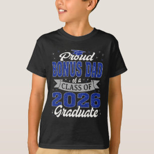 T-shirt Papa suppléant 26 fier d'un diplômé de la promotio