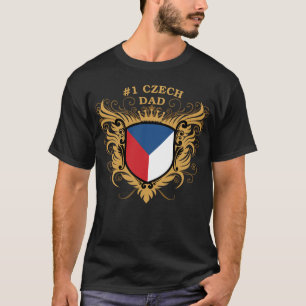 T-shirt Papa tchèque du numéro un