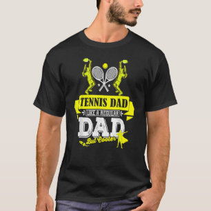 T-shirt Papa Tennis Convient À La Fête des pères