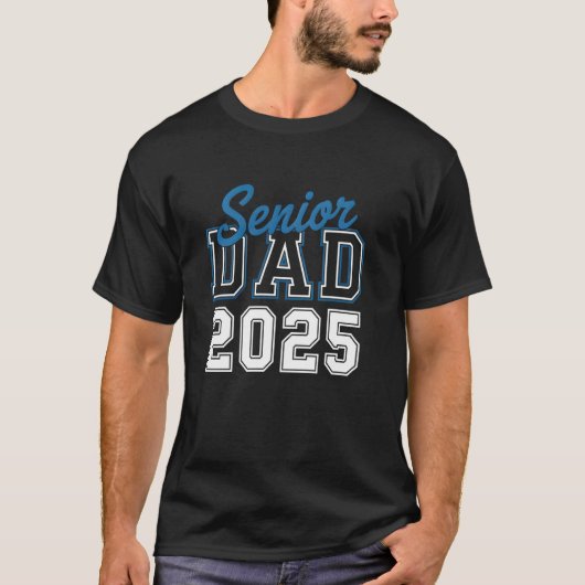 T-shirt Papa Terminale 2025 Fierté Lycée (Devant)