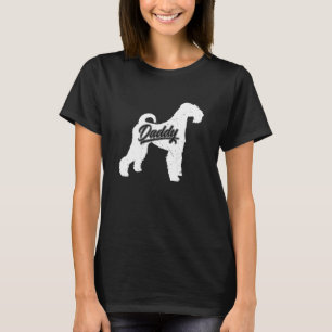 T-shirt Papa Terrier Airedale hommes papas pères de Aireda