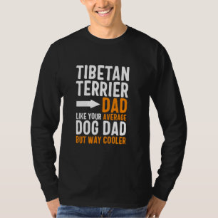 T-shirt Papa Terrier Tibétain Comme Votre Papa Chien Moyen