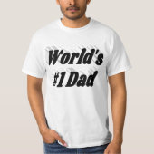 T-shirt Papa, texte noir (Devant)