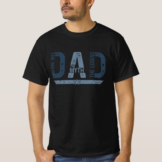T-shirt Papa The Man (Devant)