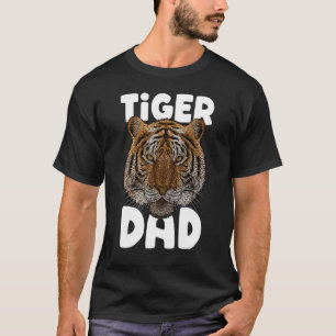 T-shirt Papa Tigre Fête des Pères Animal Drôle Grand Félin