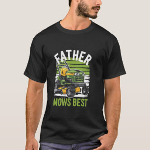 T-shirt Papa tond le mieux drôle jardinage papa jardinier