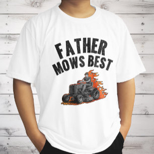 T-shirt Papa Tond le Mieux Drôle Papa Feu Flamme Tonte de