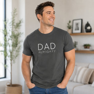T-shirt Papa Tout-Puissant Moderne Stylish papa père's