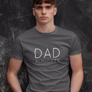 T-shirt Papa Tout-Puissant   Moderne Stylish papa père's