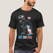 T-shirt Papa Trans libre serres Dinosaur Rex Daddy Transge (Devant)