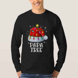 T-shirt Papa Tree Noël Noël Noël Noël Joyeux Pyjama de