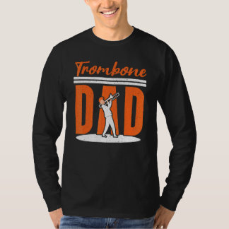 T-shirt Papa Trombone Homme Tromboniste Musicien Instrumen