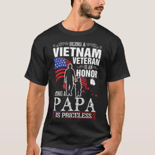 T-shirt Papa Tshirt, un vétéran du Vietnam
