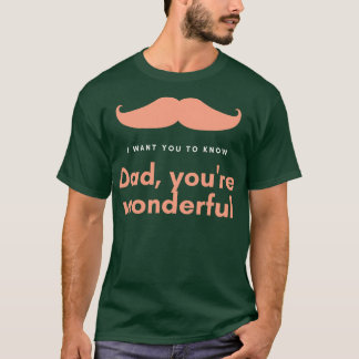 T-shirt Papa Tu Es Merveilleux Fête des pères