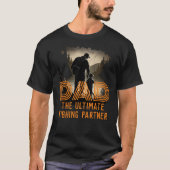 T-shirt Papa Ultimate Pêche Parrain Père Fils Pêche (Devant)