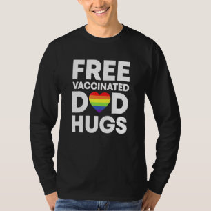 T-shirt Papa Vacciné Gratuit Encarreaux Awesome Lgbt Père