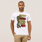 T-shirt Papa vétéran (Devant entier)