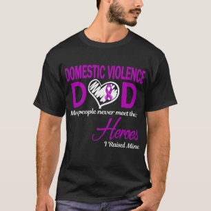 T-shirt Papa Violence Domestique J'ai Élevé Le Mien