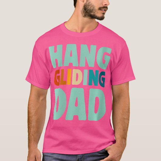 T-shirt Papa volant en deltaplane (Devant)