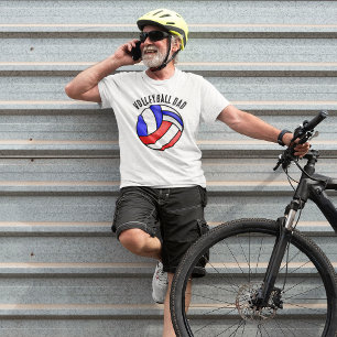 T-shirt Papa volley-ball