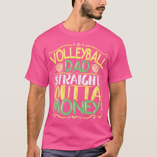 T-shirt Papa volley-ball (Devant)